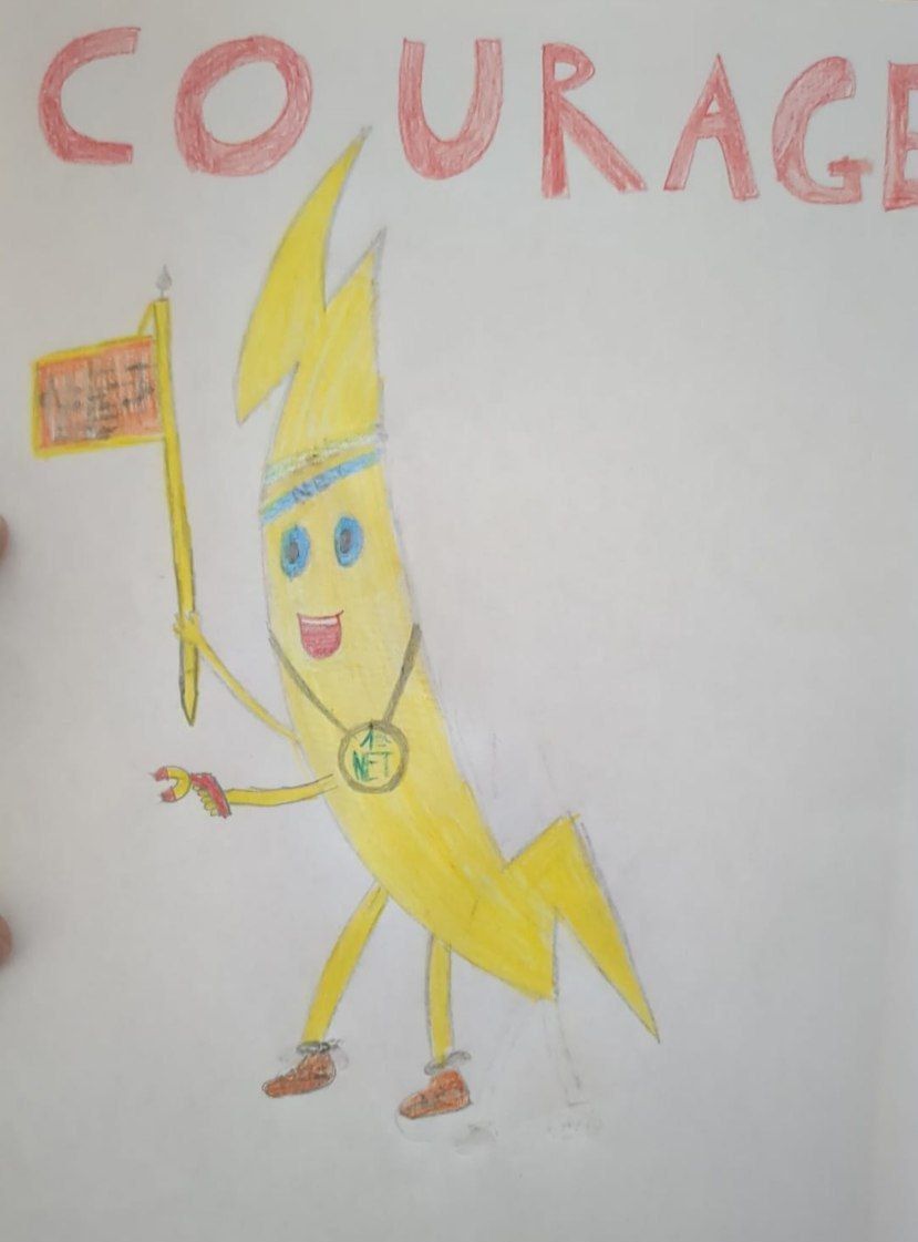 Dessin Courage